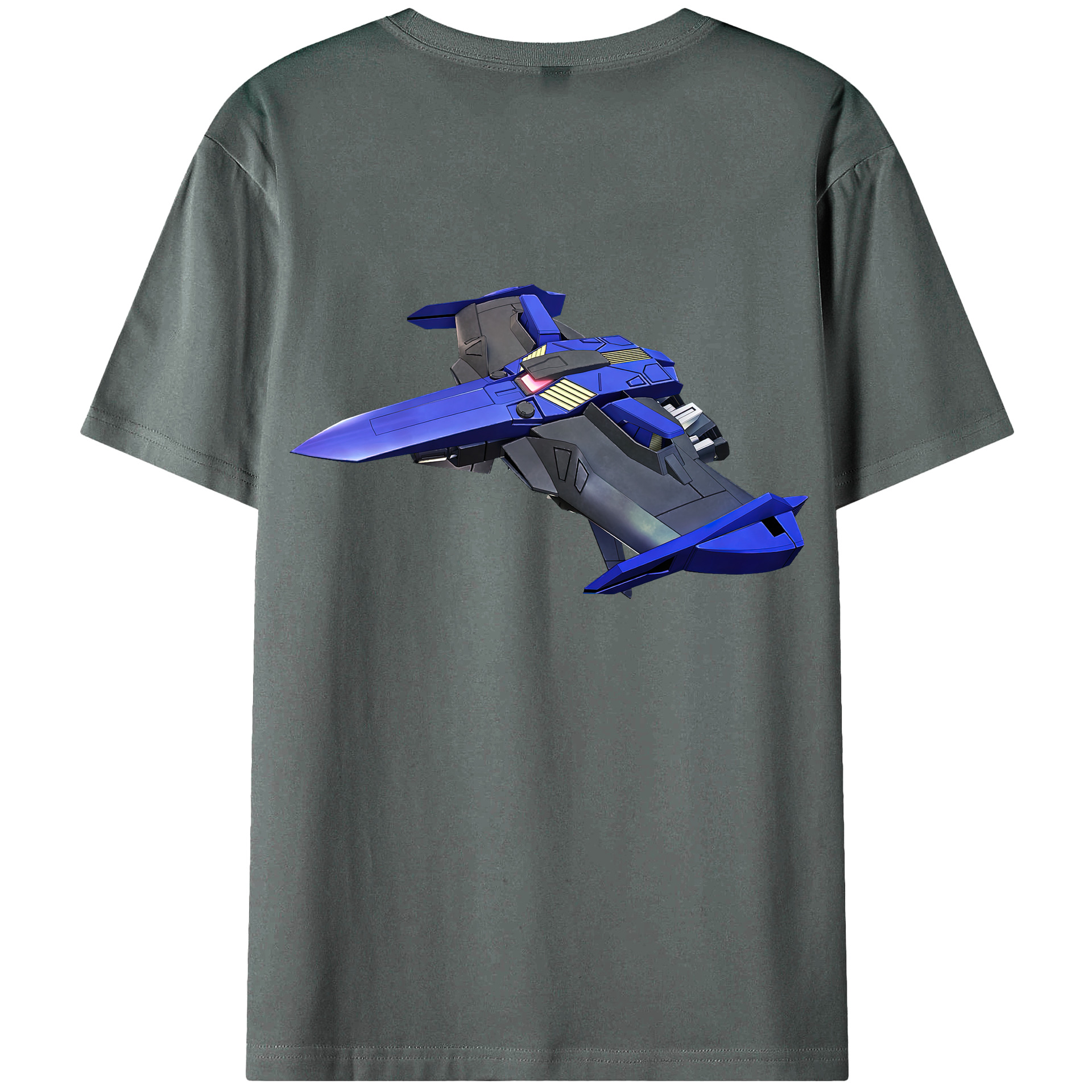 （画像用） 機動戦士ガンダム Mobile Suit Gundam 綿100％ メンズ半袖Tシャツ（バックプリント） 通気性